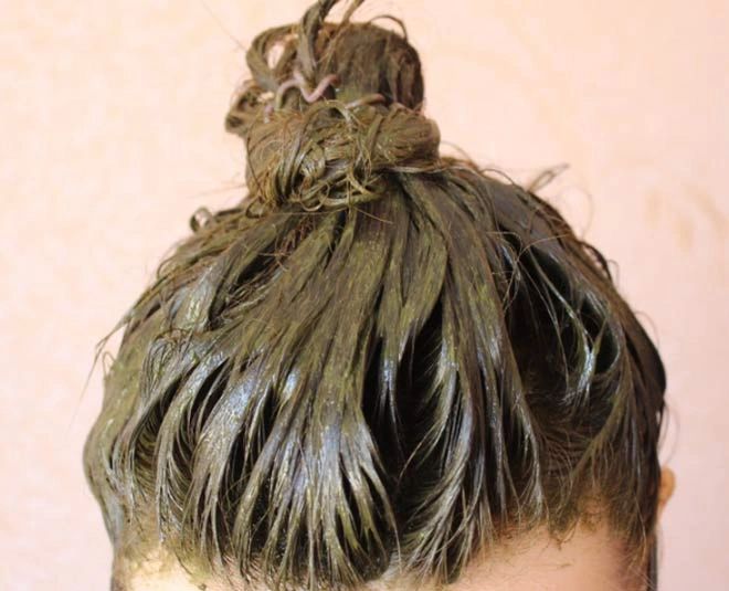 Ayurvedic herbal hair mask