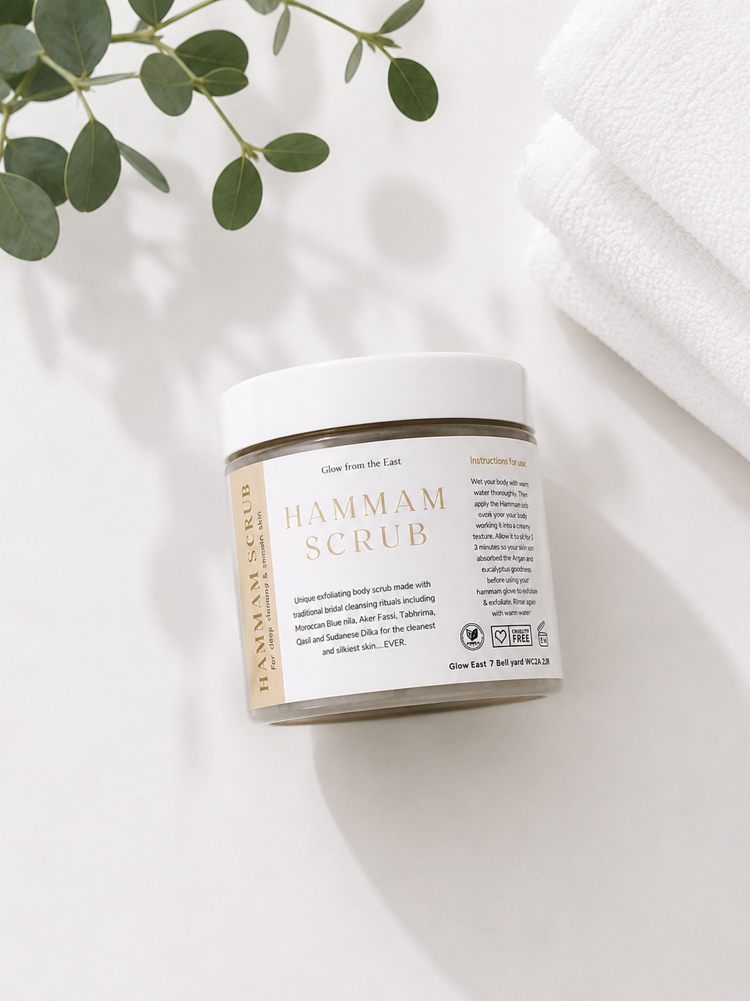 Hammam Body scrub - for Silky smooth and glowing skin