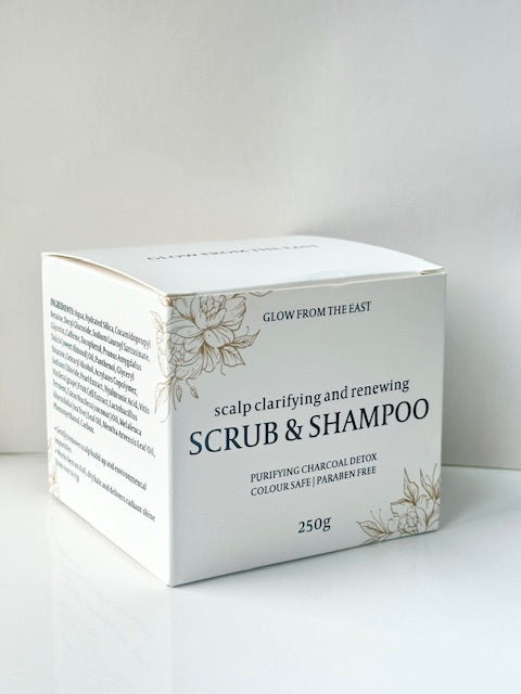 Charcoal & tea tree Scalp Clarifying & Renewing scrub
