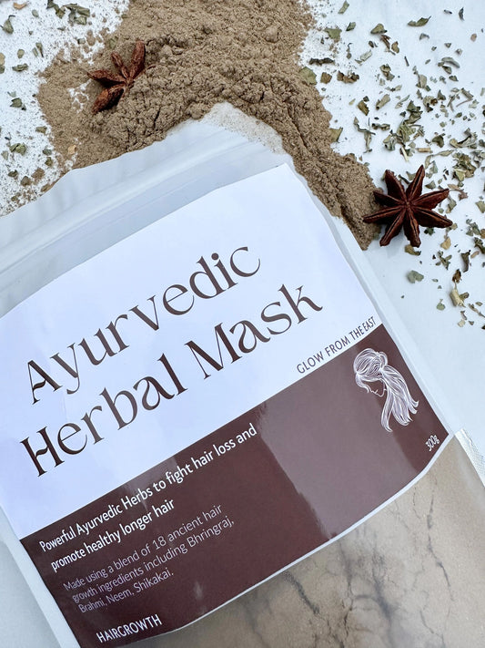 Ayurvedic herbal hair mask