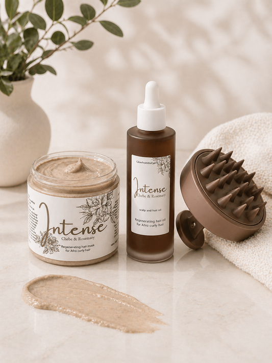 Intense Chebe haircare bundle for afro curly hair