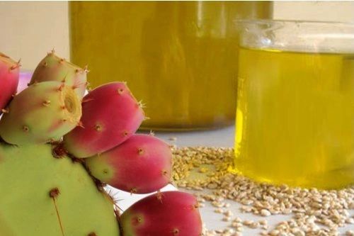 Prickly pear seed oil for dark under eyes and stubborn scars