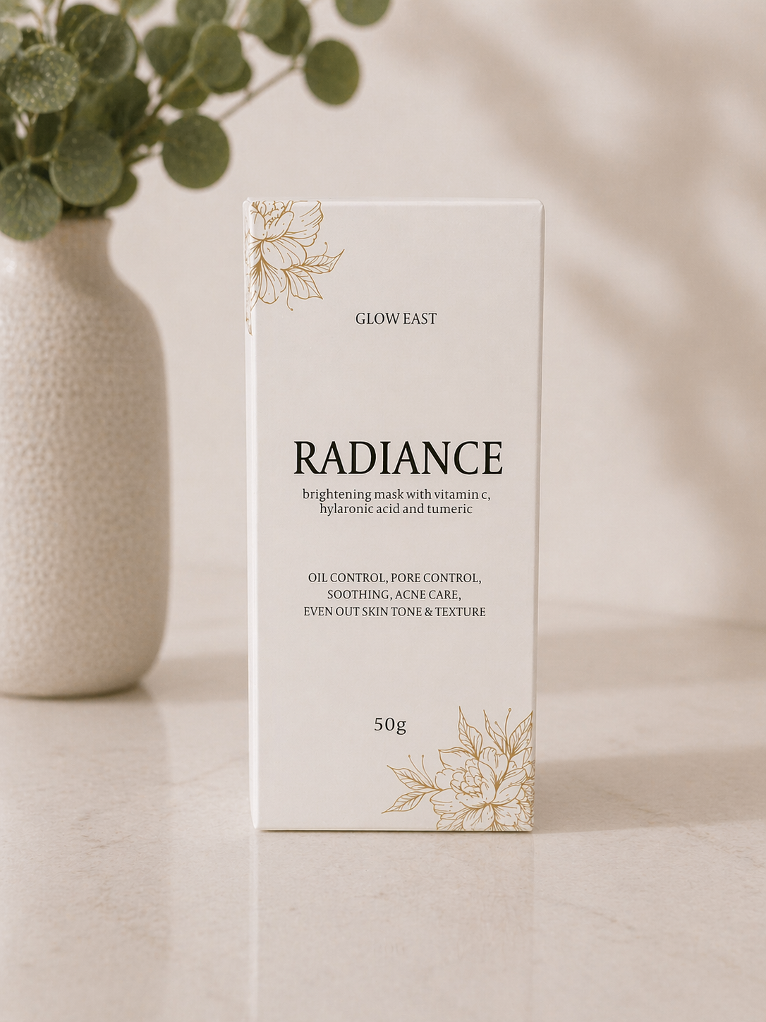 Radiance, instant brightening facemask