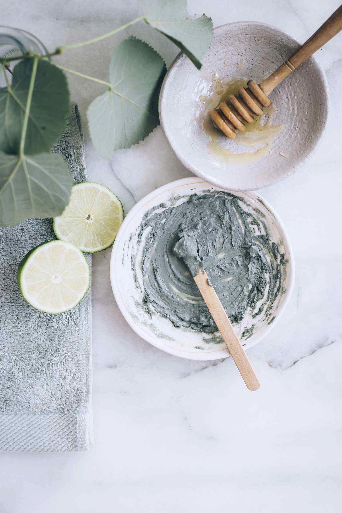Moroccan green tea clay mask