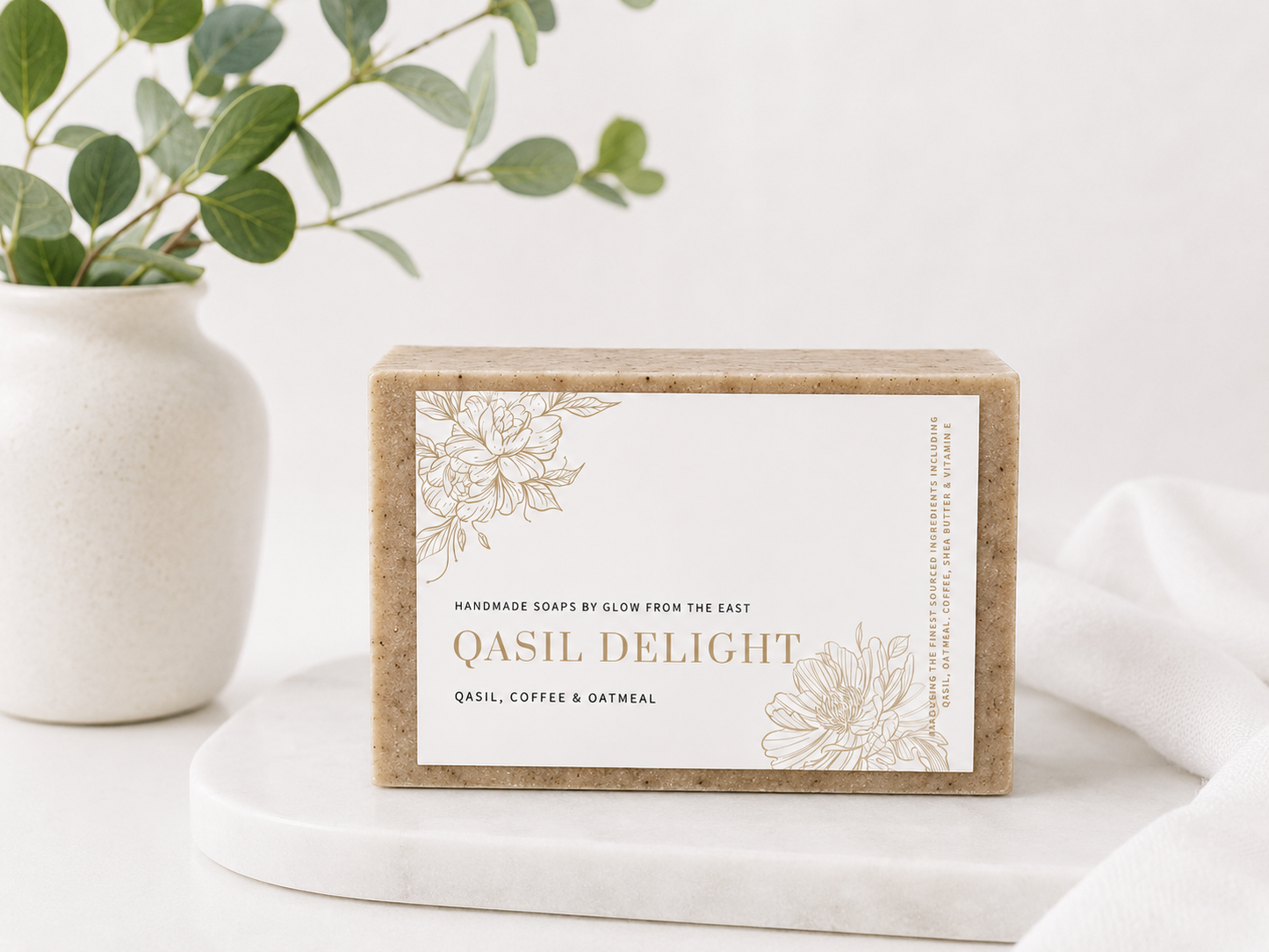 Qasil & Blackseed soap - cleanses, balances and purifies the skin