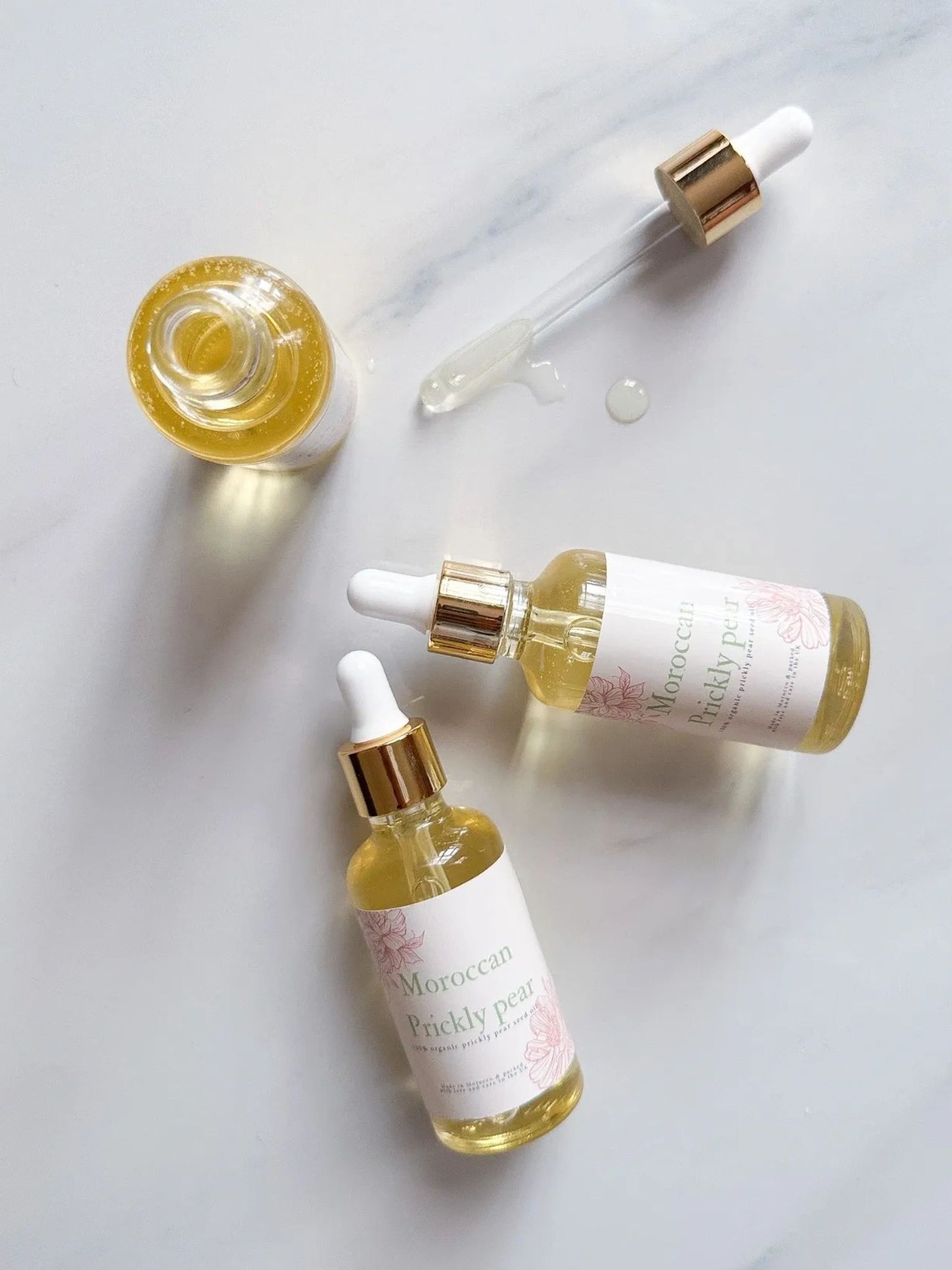 Prickly pear seed oil for dark under eyes and stubborn scars
