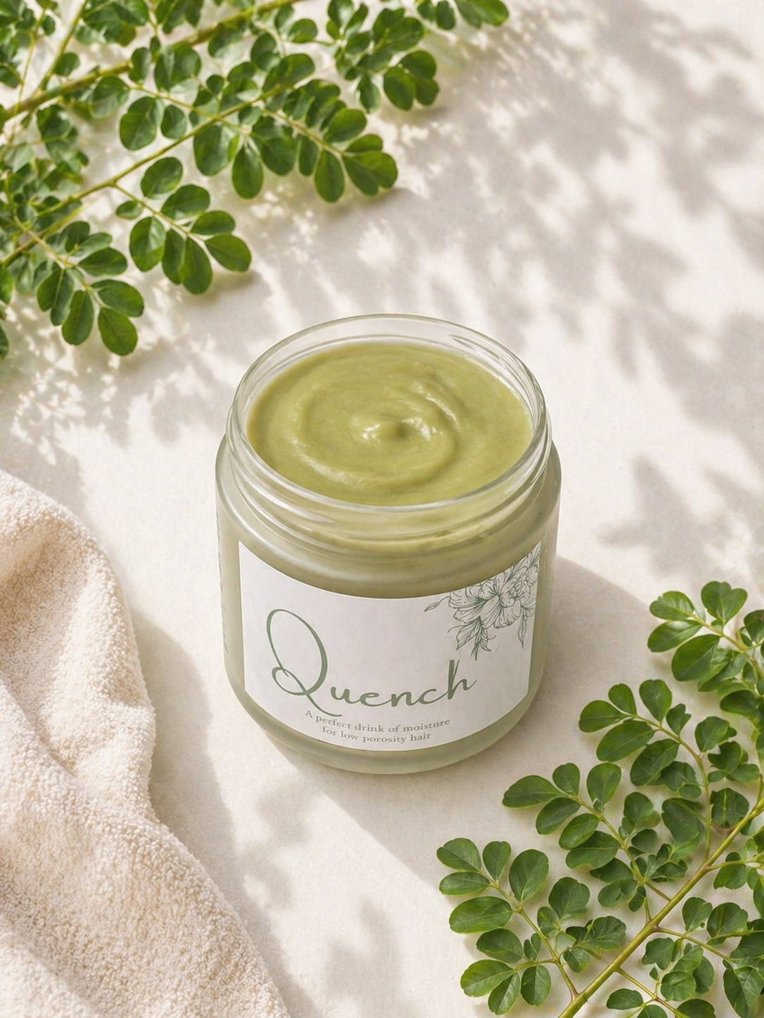 Quench low porosity hair mask