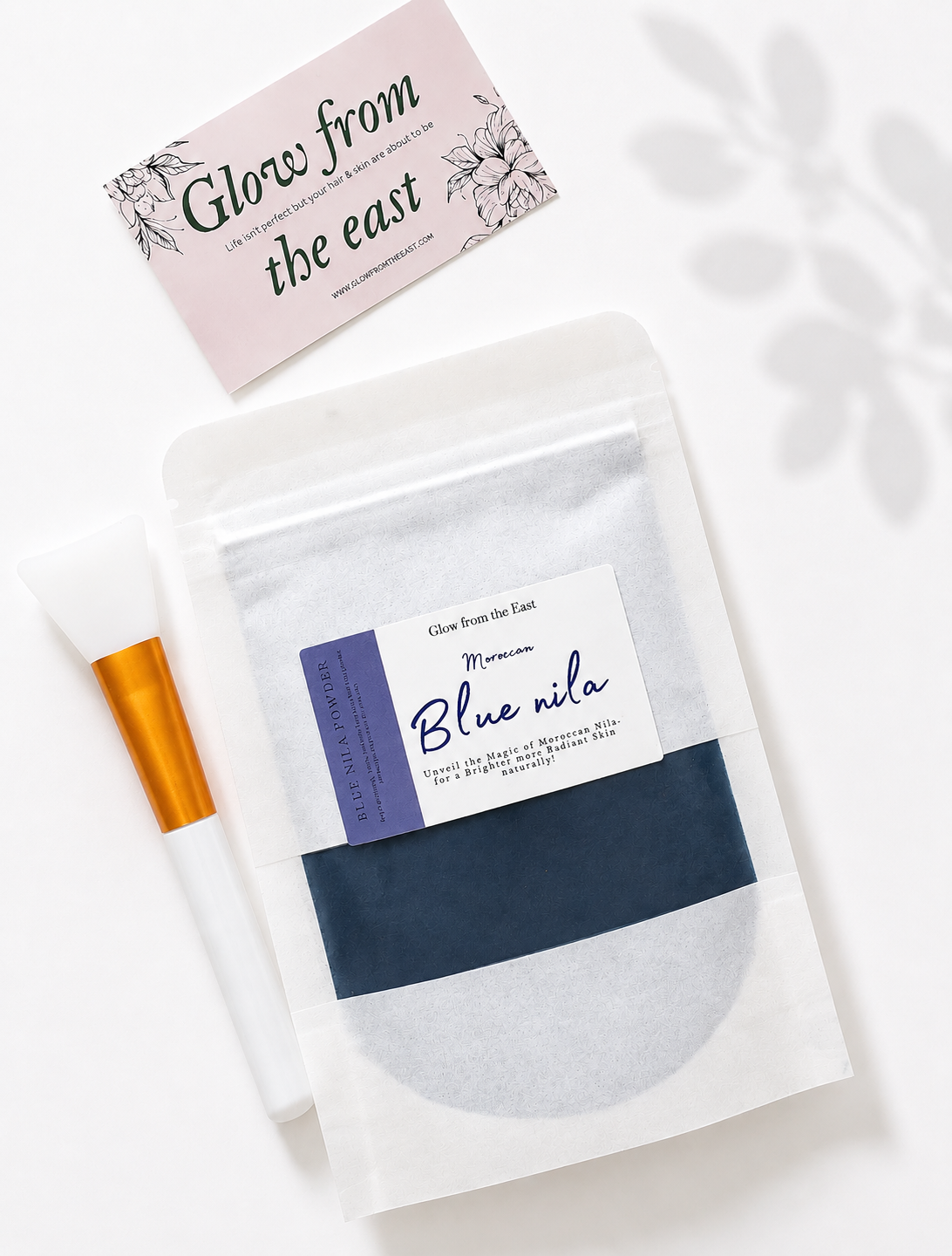 Moroccan blue nila powder for facemask