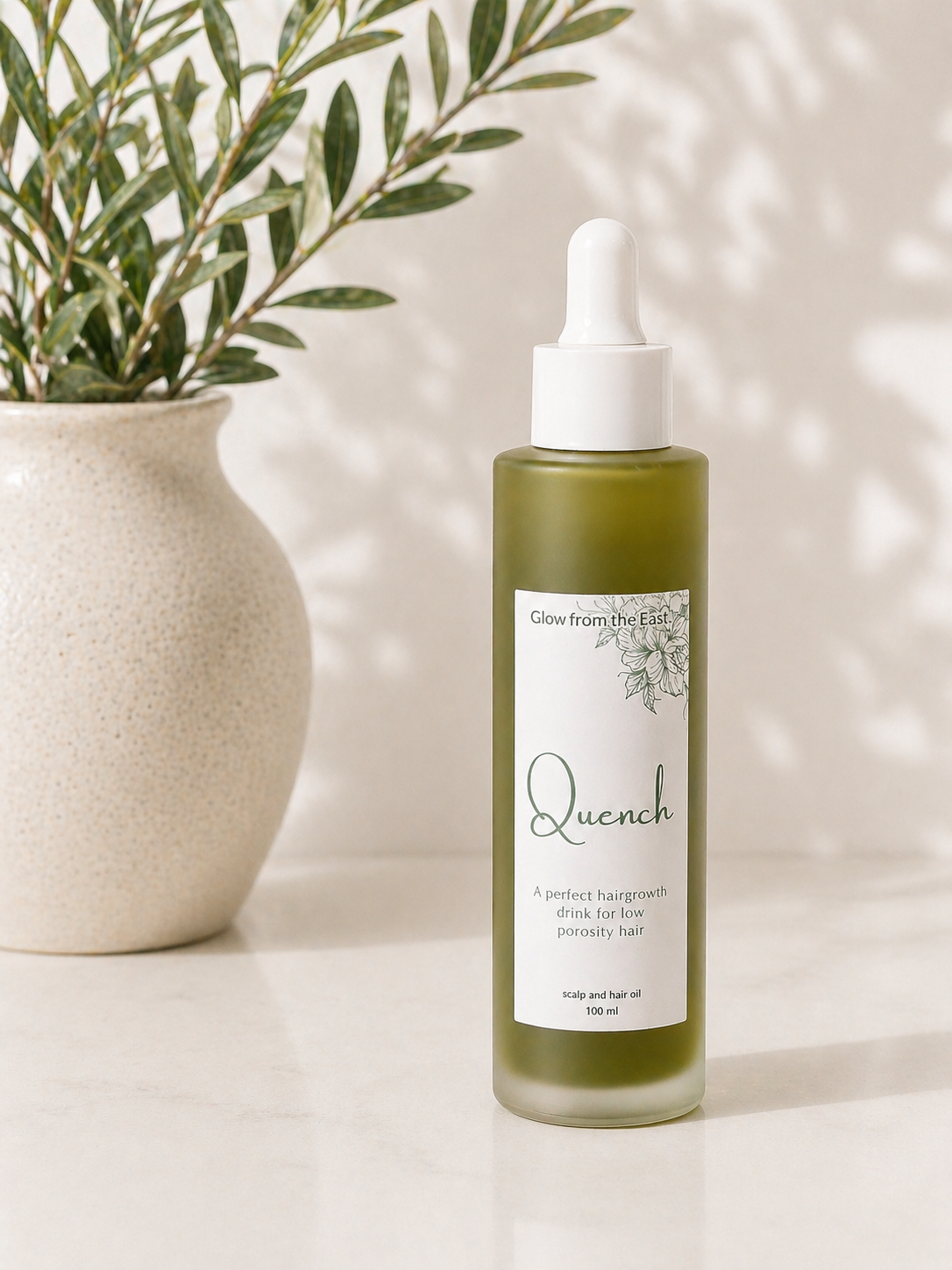 Quench hair growth oil