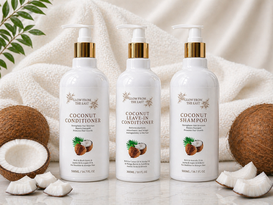 Coconut shampoo & conditioning set