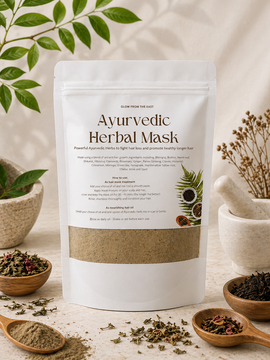 Ayurvedic herbal hair mask