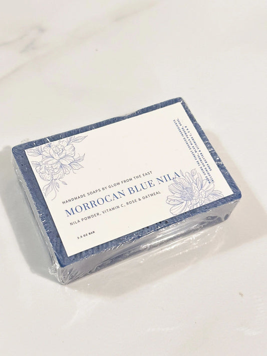 Moroccan blue nila soap