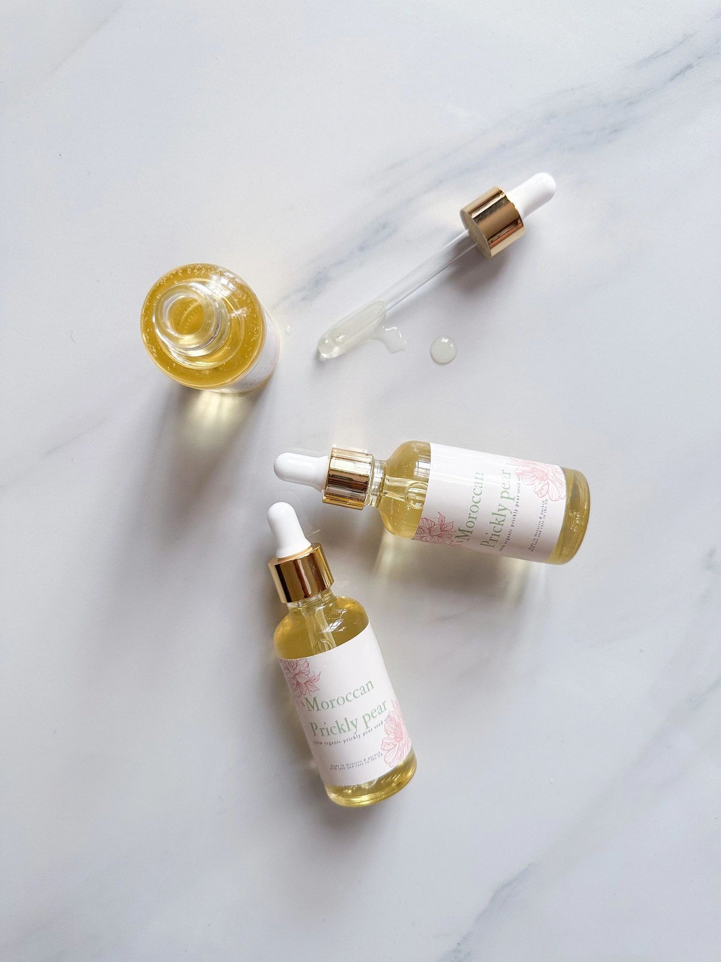 Prickly pear seed oil for dark under eyes and stubborn scars