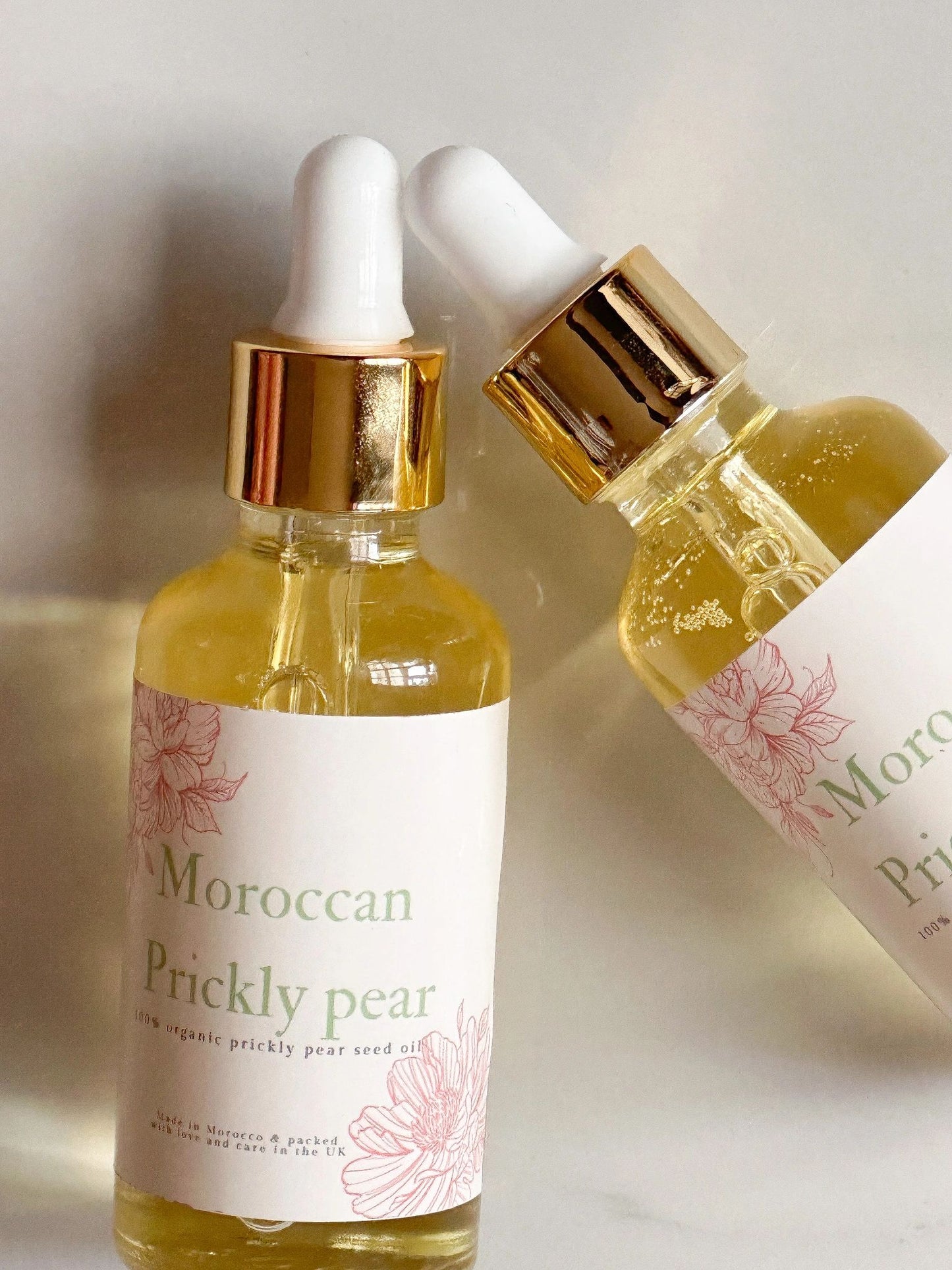 Prickly pear seed oil for dark under eyes and stubborn scars